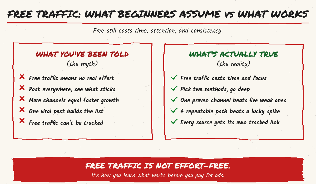 Free traffic methods graphic
