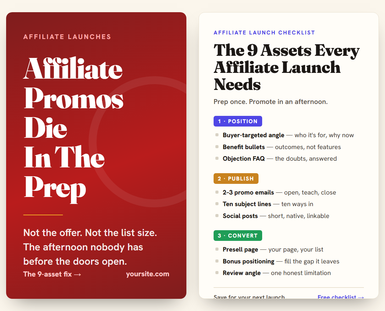Example Pinterest pin and infographic