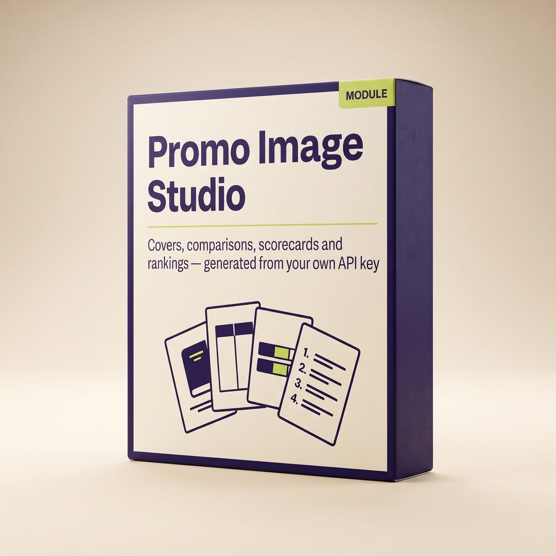 Promo Image Studio — the first Monthly Restock drop