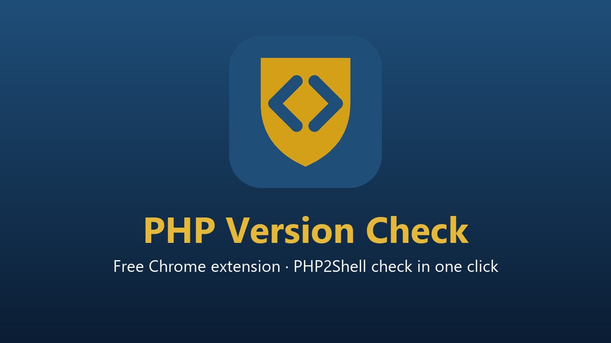 PHP Version Check